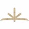 Ekena Millwork Alberta Rough Sawn Timber Gable Bracket, Douglas Fir, 96"W x 44"H x 4"D x 6"F, 11/12 Pitch GBW096X44X0406ALB00RDF - alternate 1